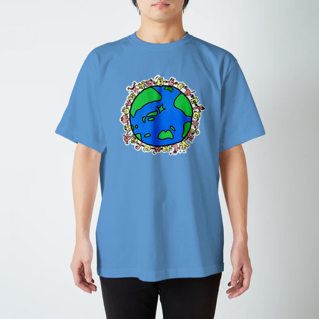 gogoteam54のみんなで作った54T🌏・濃色用フチあり スタンダードTシャツ