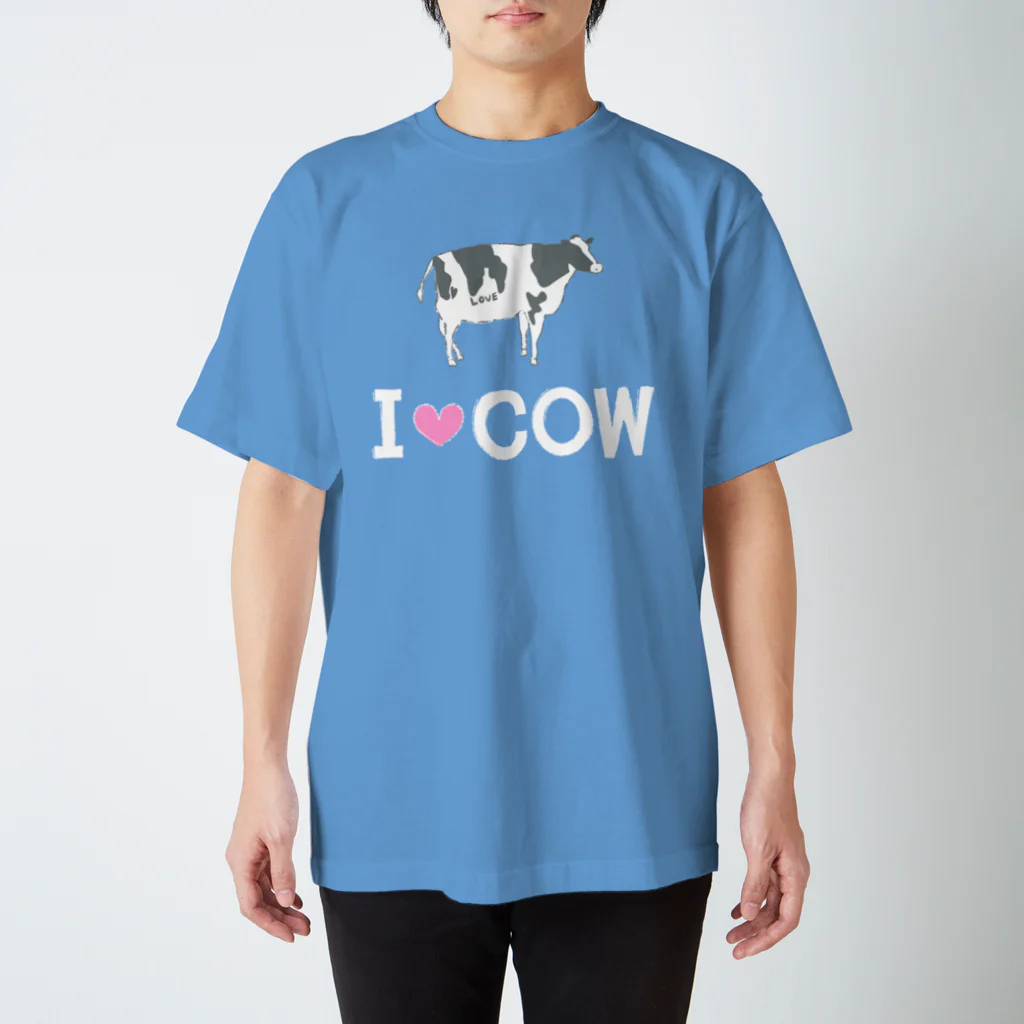 HAPPY MILK MARKETのI LOVE COW スタンダードTシャツ