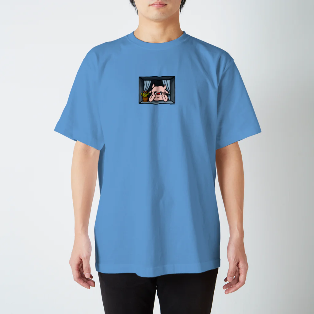 WADAYURIEの窓辺のGREEY Regular Fit T-Shirt