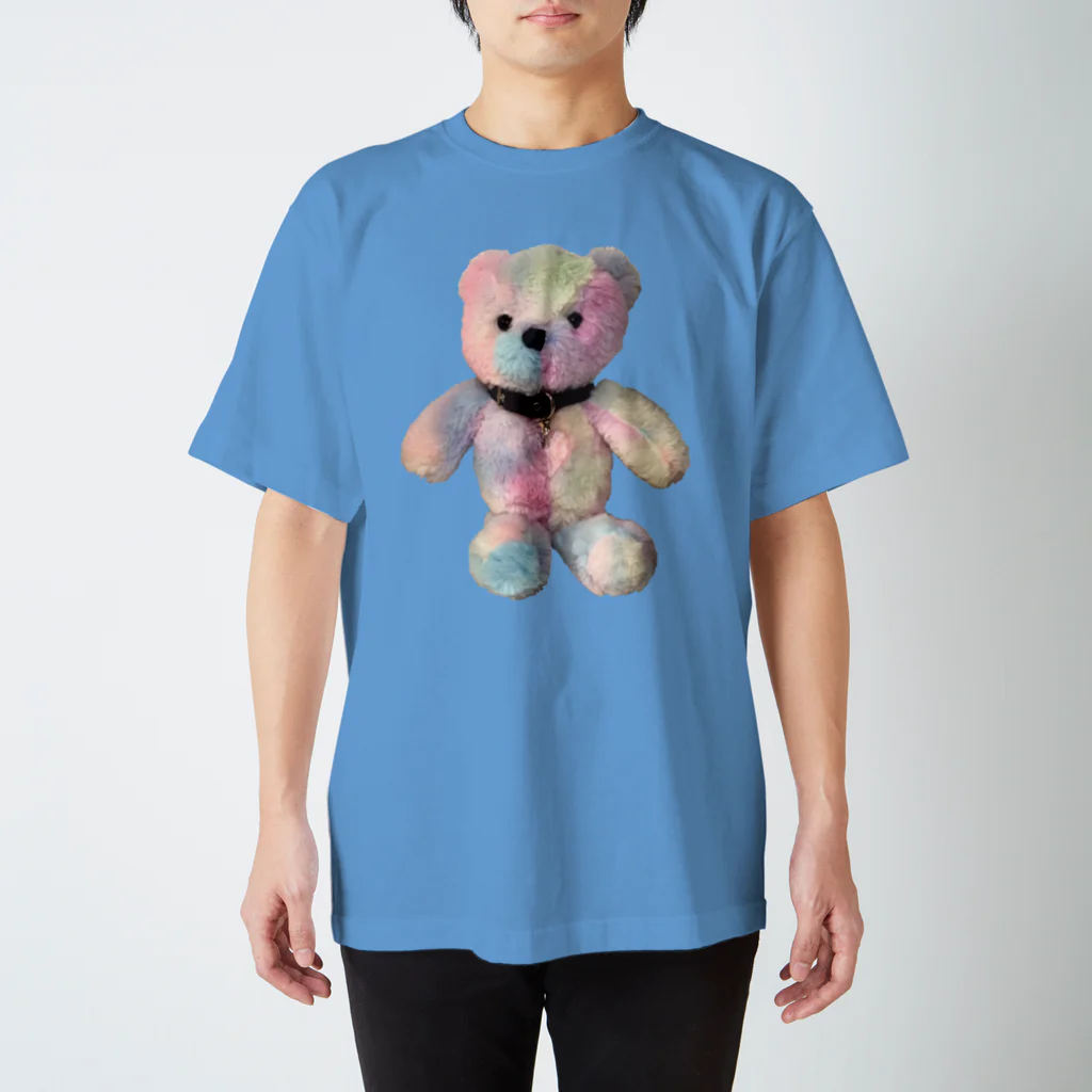 💜Salon de Lucia💜のChoker Teddy-rainbow スタンダードTシャツ