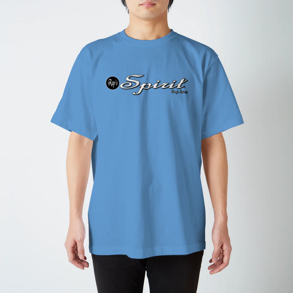 Ray's Spirit　レイズスピリットのRay's Spirit Logo ①（WHITE） スタンダードTシャツ