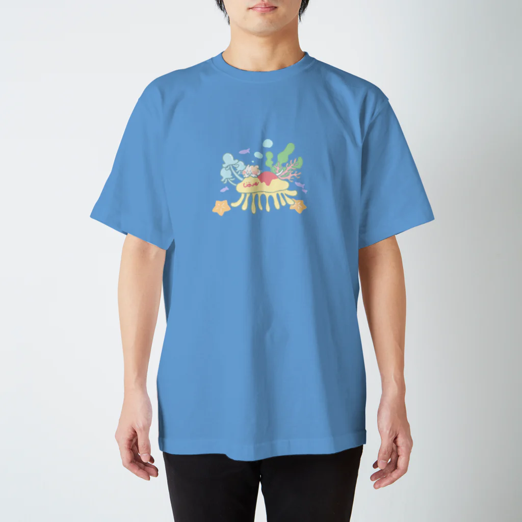 keito0mumuのクラゲオムライスにのって スタンダードTシャツ