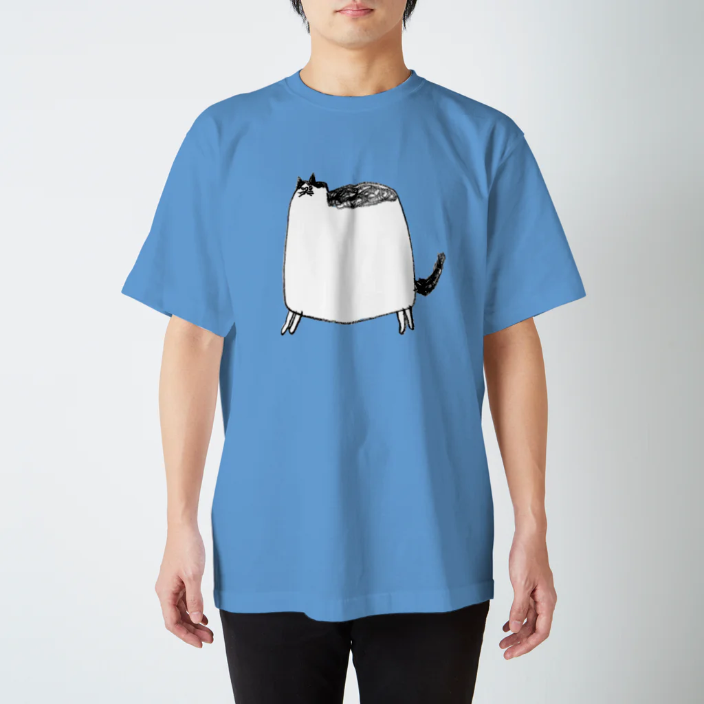 sucre usagi (スークレウサギ）のぶくぶくねこ スタンダードTシャツ