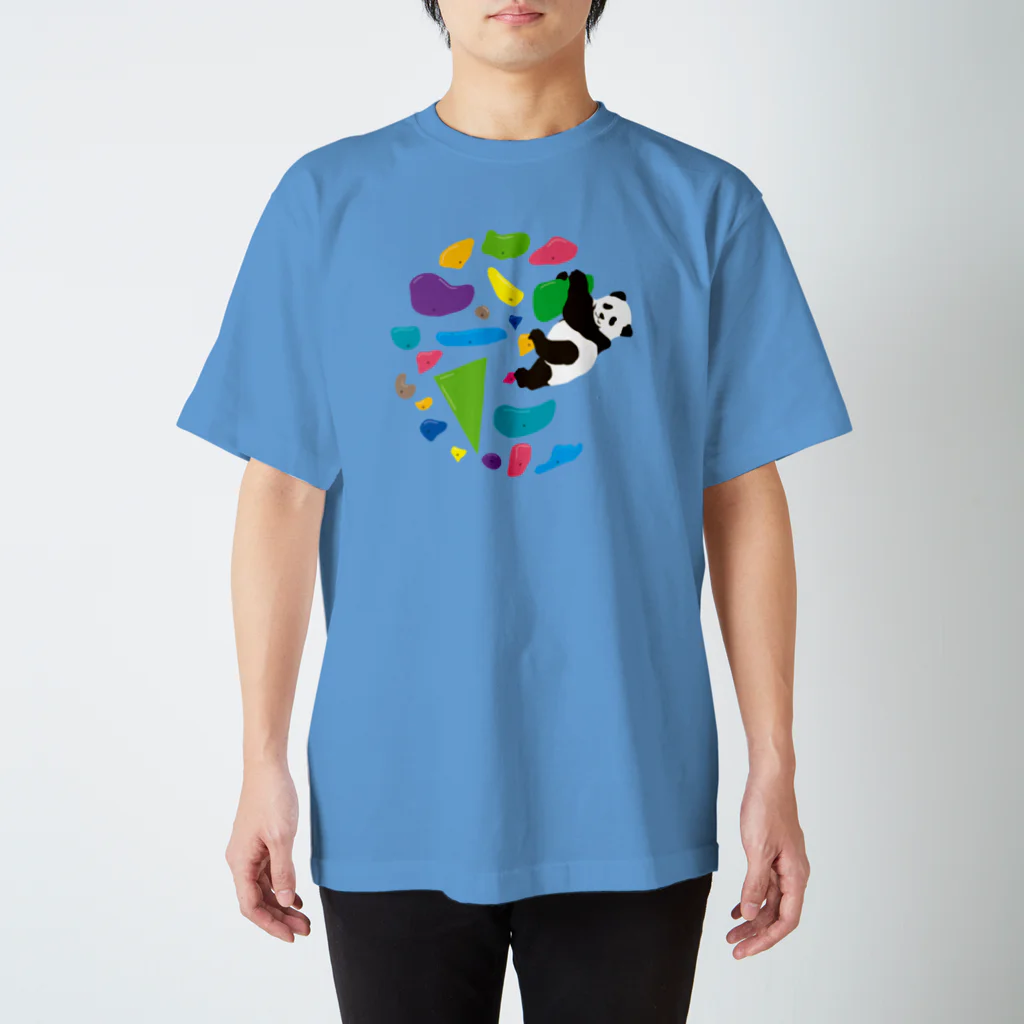 HIGEQLOのGO CLIMB PANDA スタンダードTシャツ