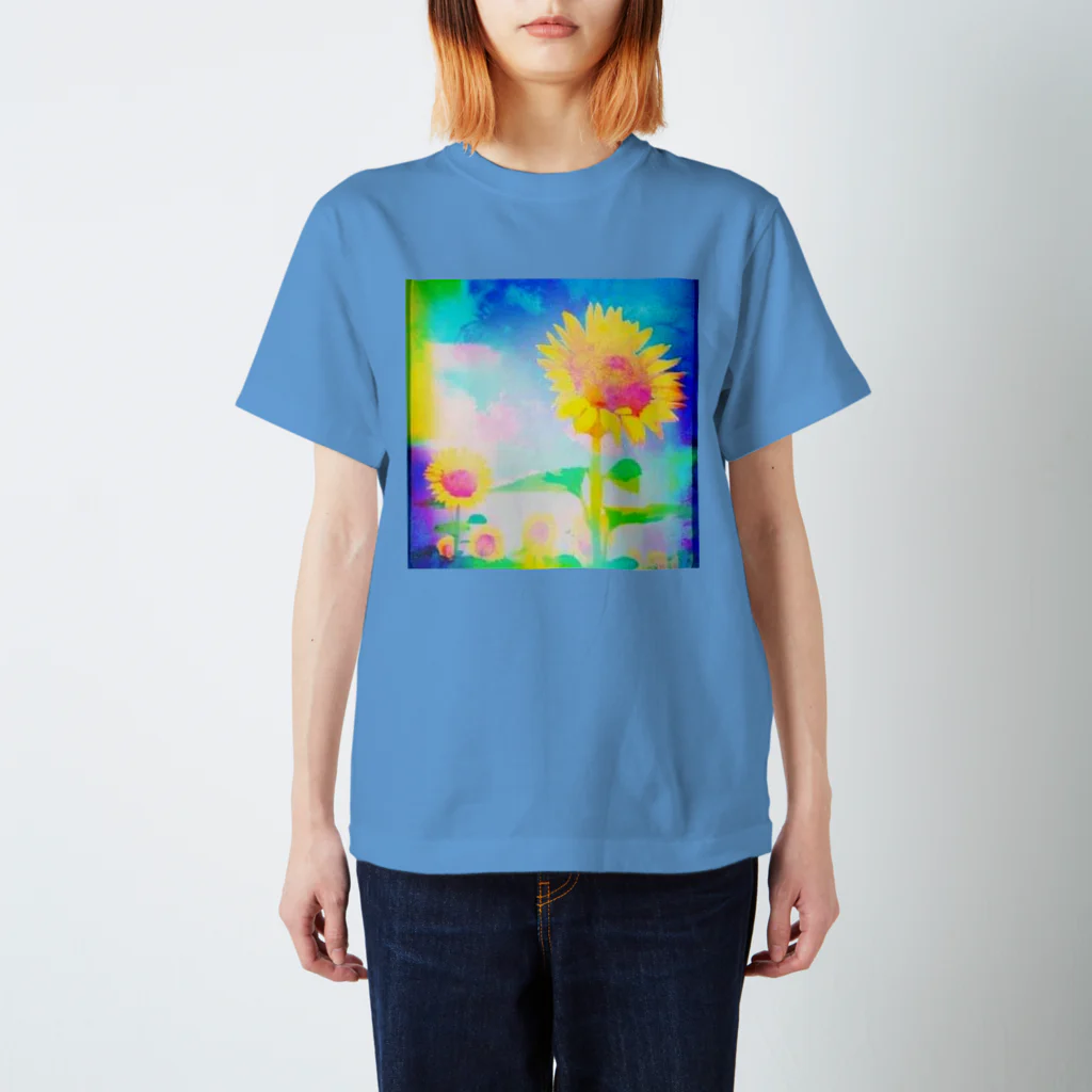 Anna’s galleryのひまわり Regular Fit T-Shirt