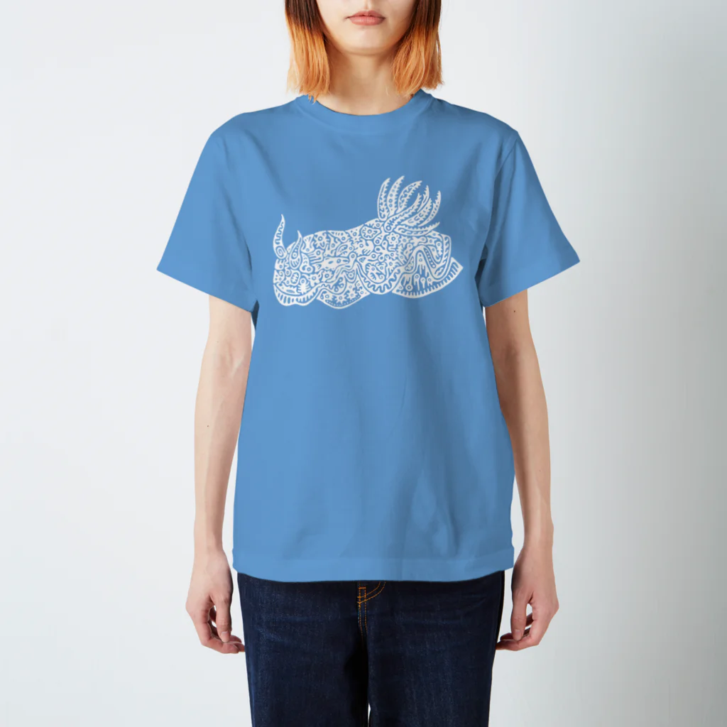 ヴンダーカンマーの乙姫海牛 (white) Regular Fit T-Shirt