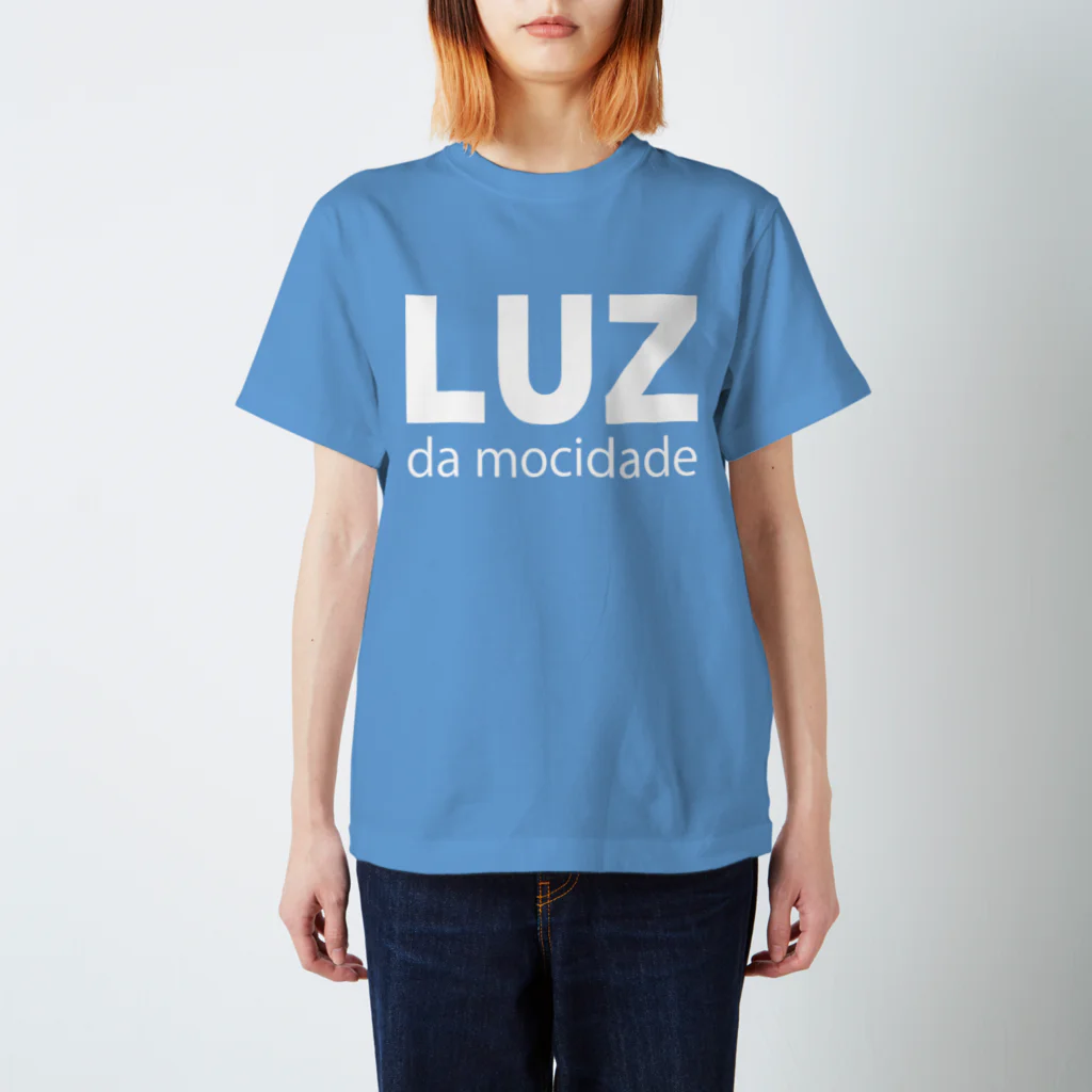 camaci_mvのLUZ da mocidade（白タイポ） Regular Fit T-Shirt