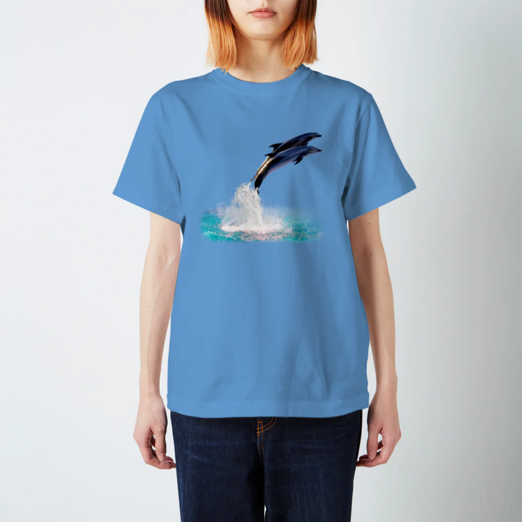 shikisai02sのdolphin jump Regular Fit T-Shirt