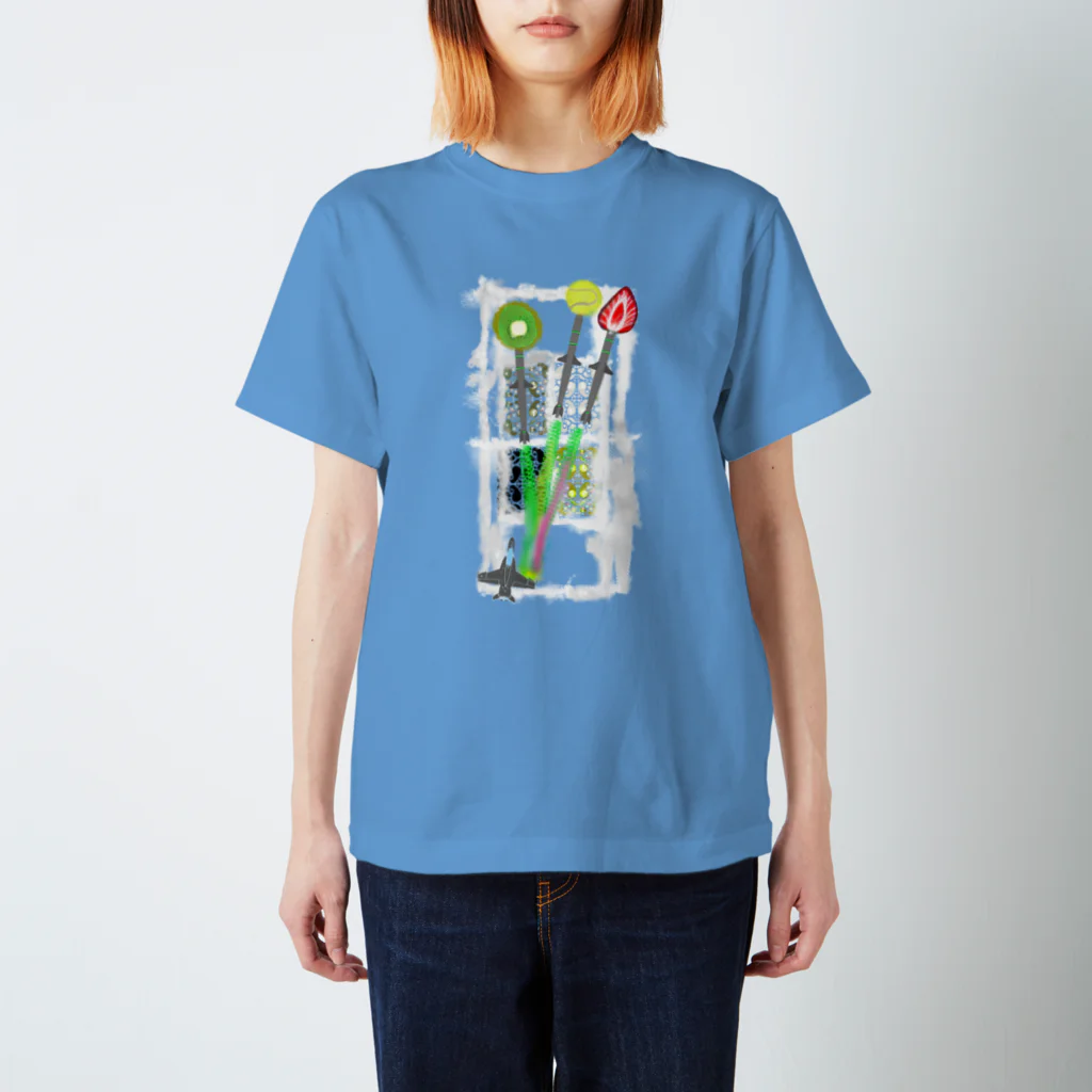 ラッキーウィのラッキーウィのペイズリー(トップフルーツ) Regular Fit T-Shirt