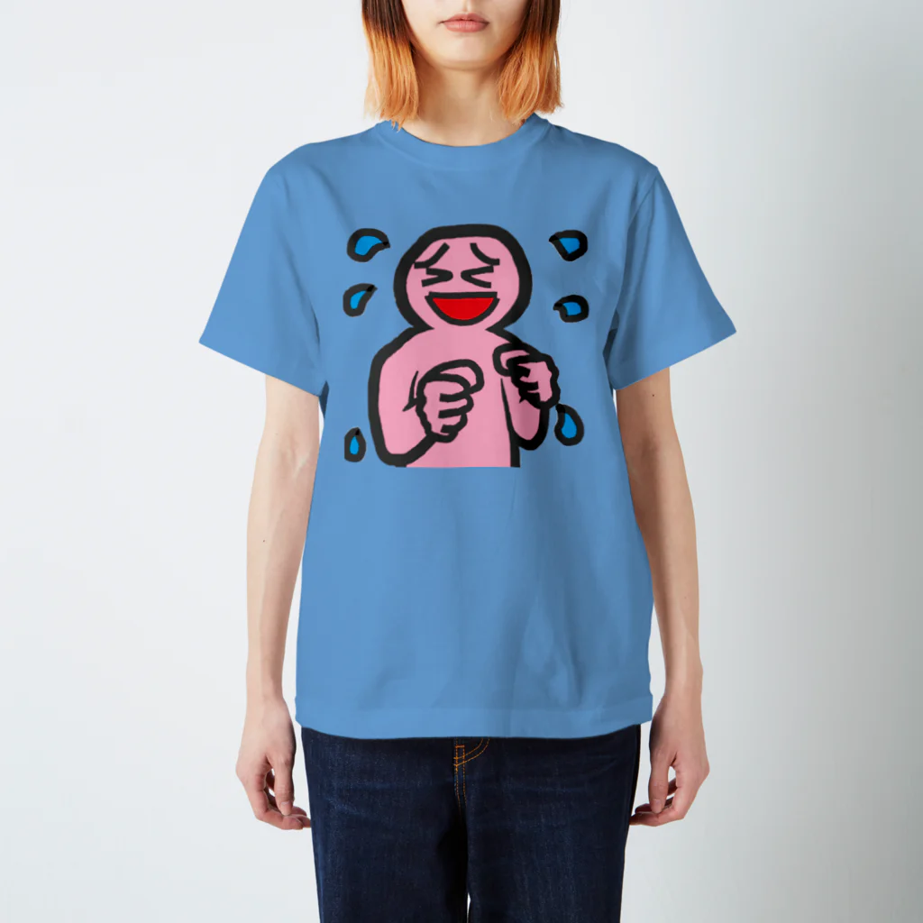 むてきんぐオリジナルグッズ販売所のピンクはげTシャツ（あざぁーす） Regular Fit T-Shirt