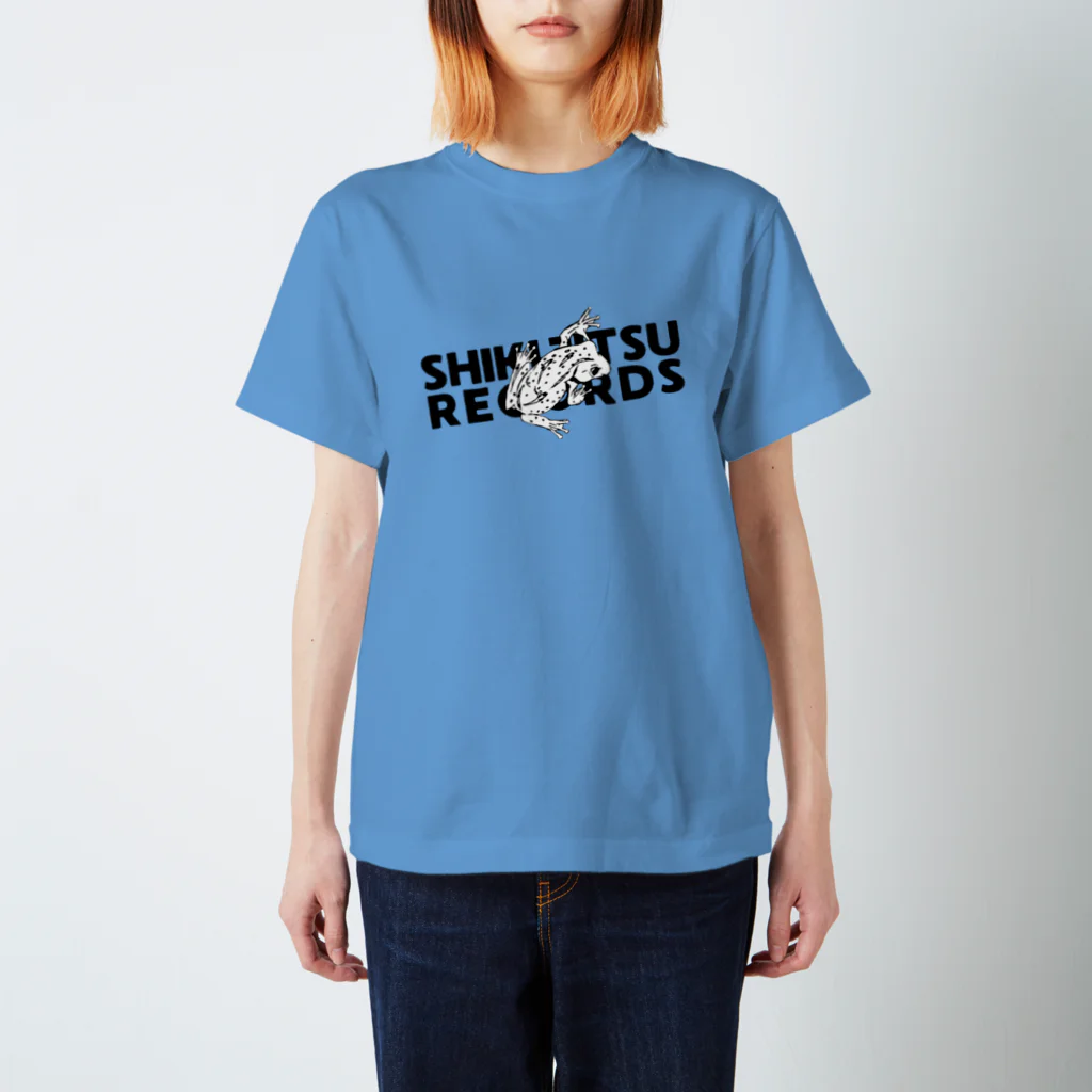 式日レコード - Shukijitsu Recordsの式日レコード／モノクロフロッグ スタンダードTシャツ