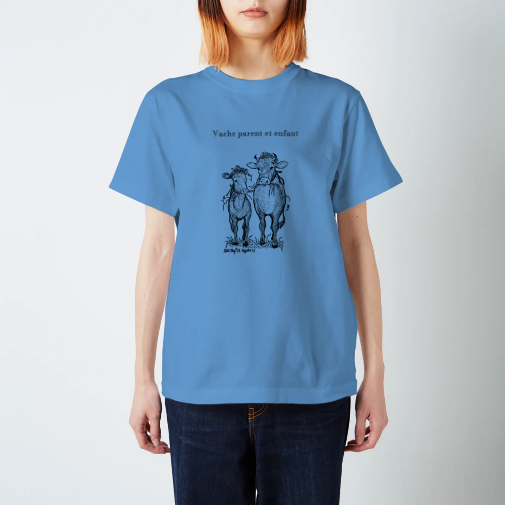 alicetochrisの牛の親子 Regular Fit T-Shirt