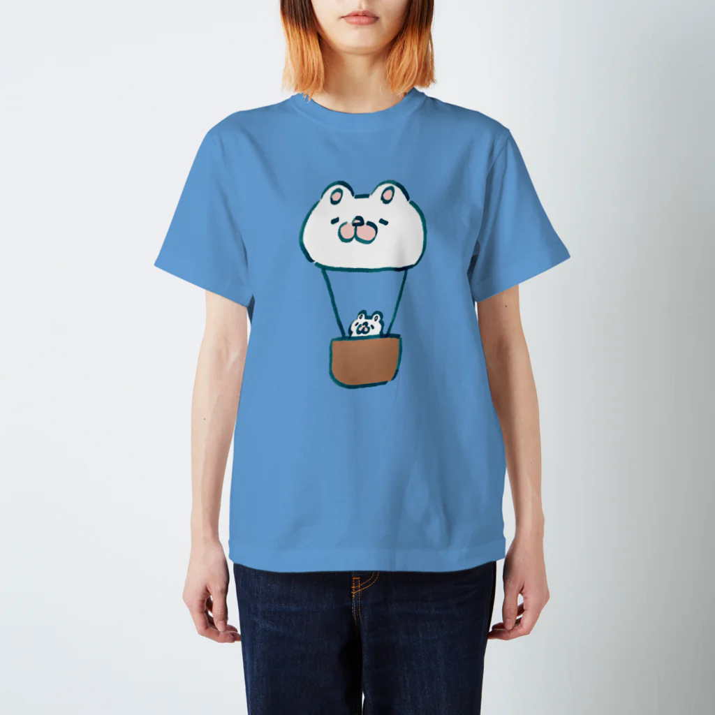 まっくすらぶりーうさのまっくすらぶりー熱気球 スタンダードTシャツ