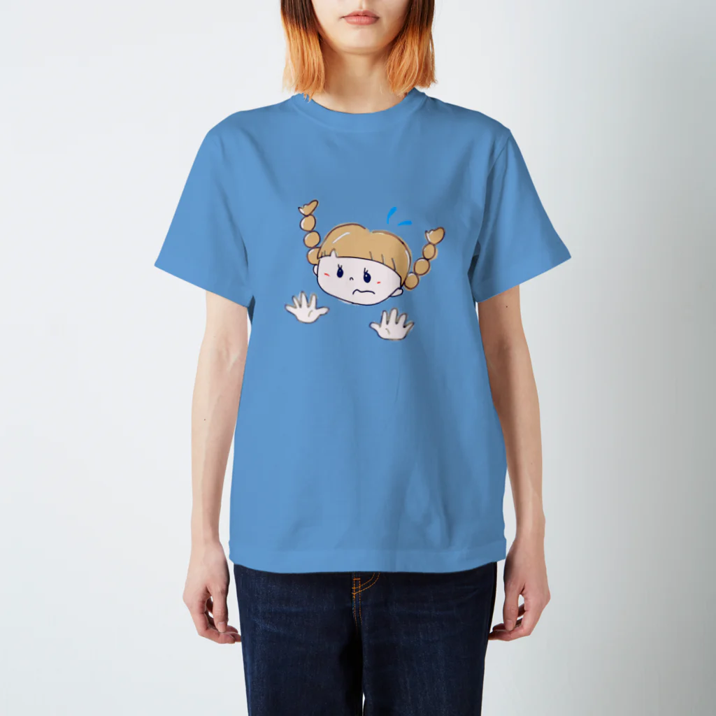 kikochiのおどろきお嬢ちゃん スタンダードTシャツ