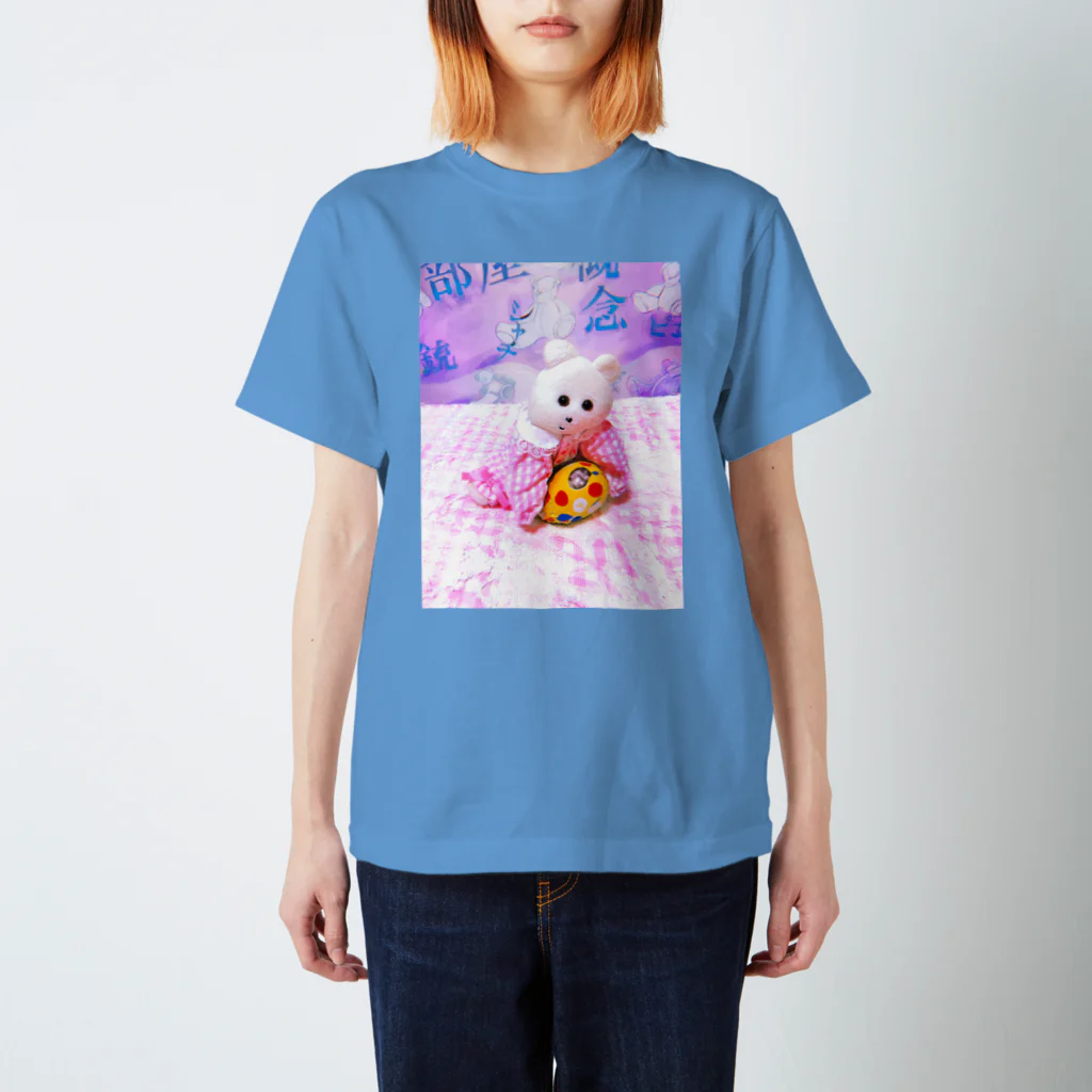 くまきちショップやさんのたまご温める スタンダードTシャツ