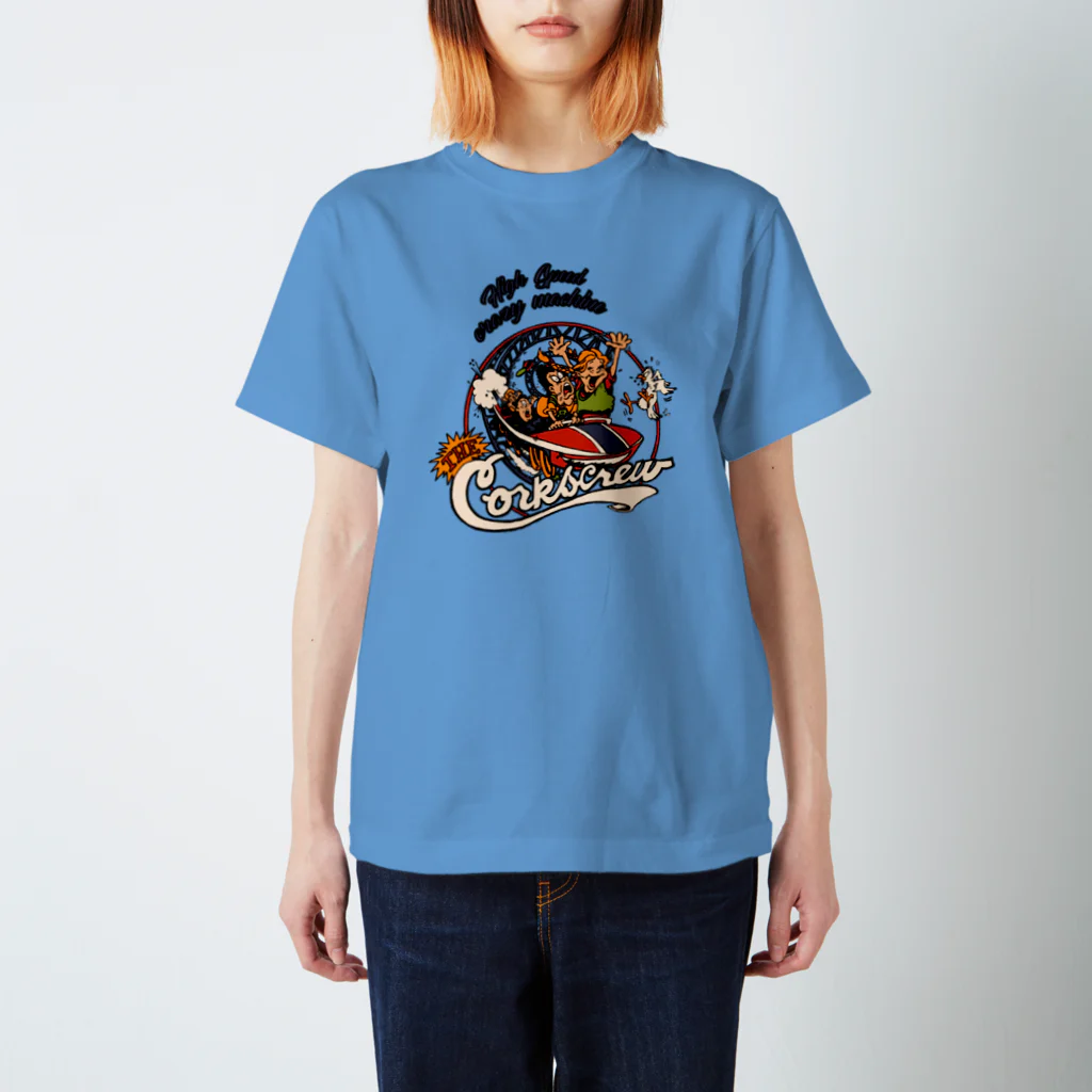 LUCKY SIDE MARKET -ラッキーサイドマーケット-のHigh speed crazy machine スタンダードTシャツ