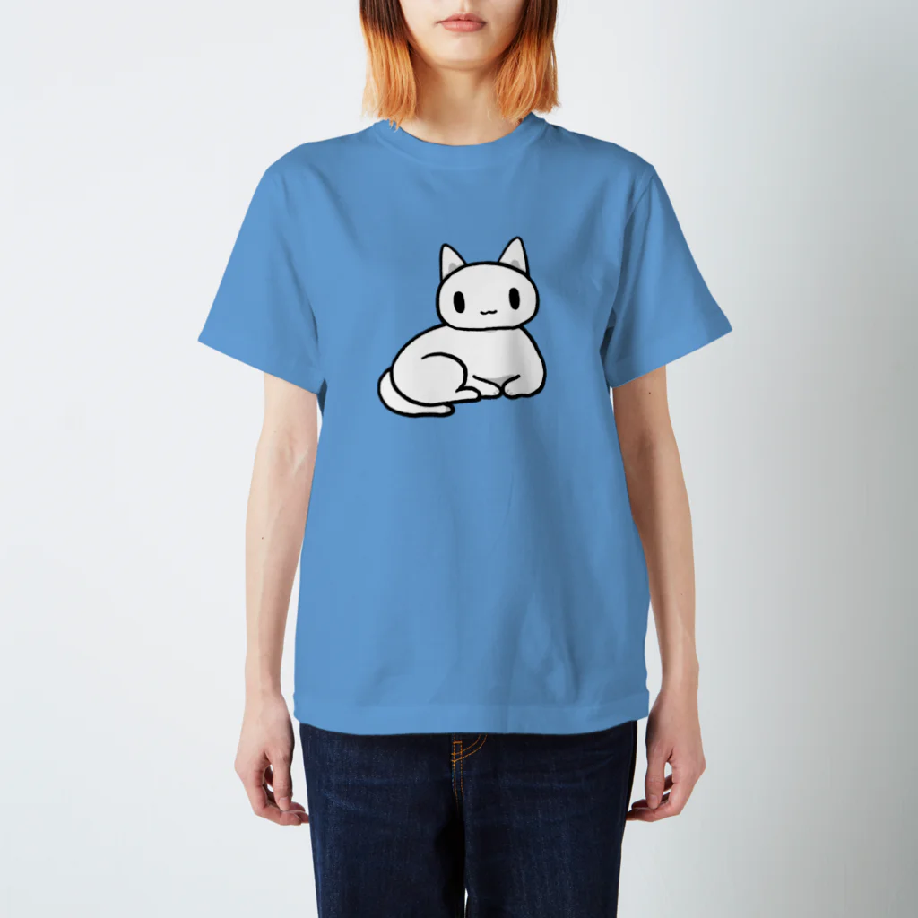 いるー/noroiruの白ちゃんネコ スタンダードTシャツ