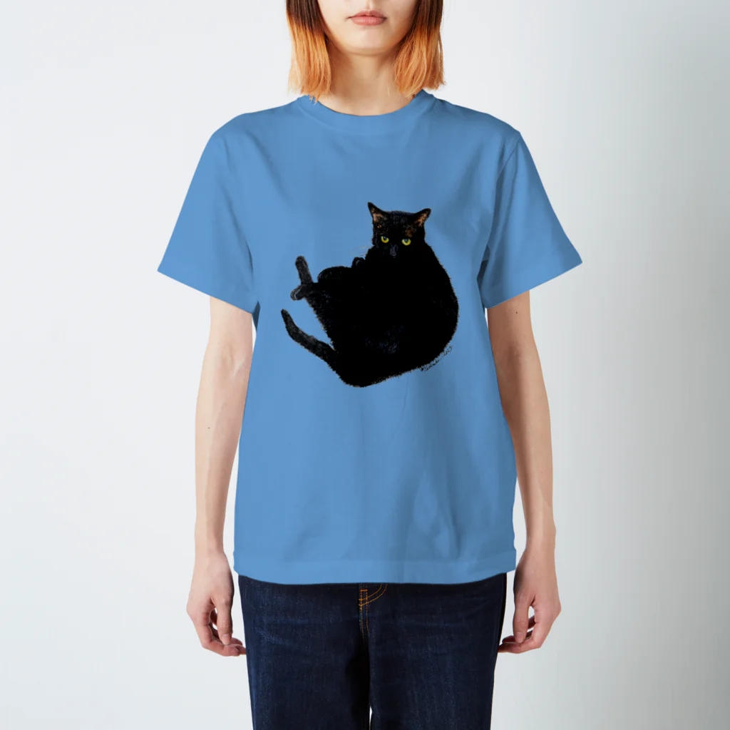 小田隆の黒猫2 スタンダードTシャツ