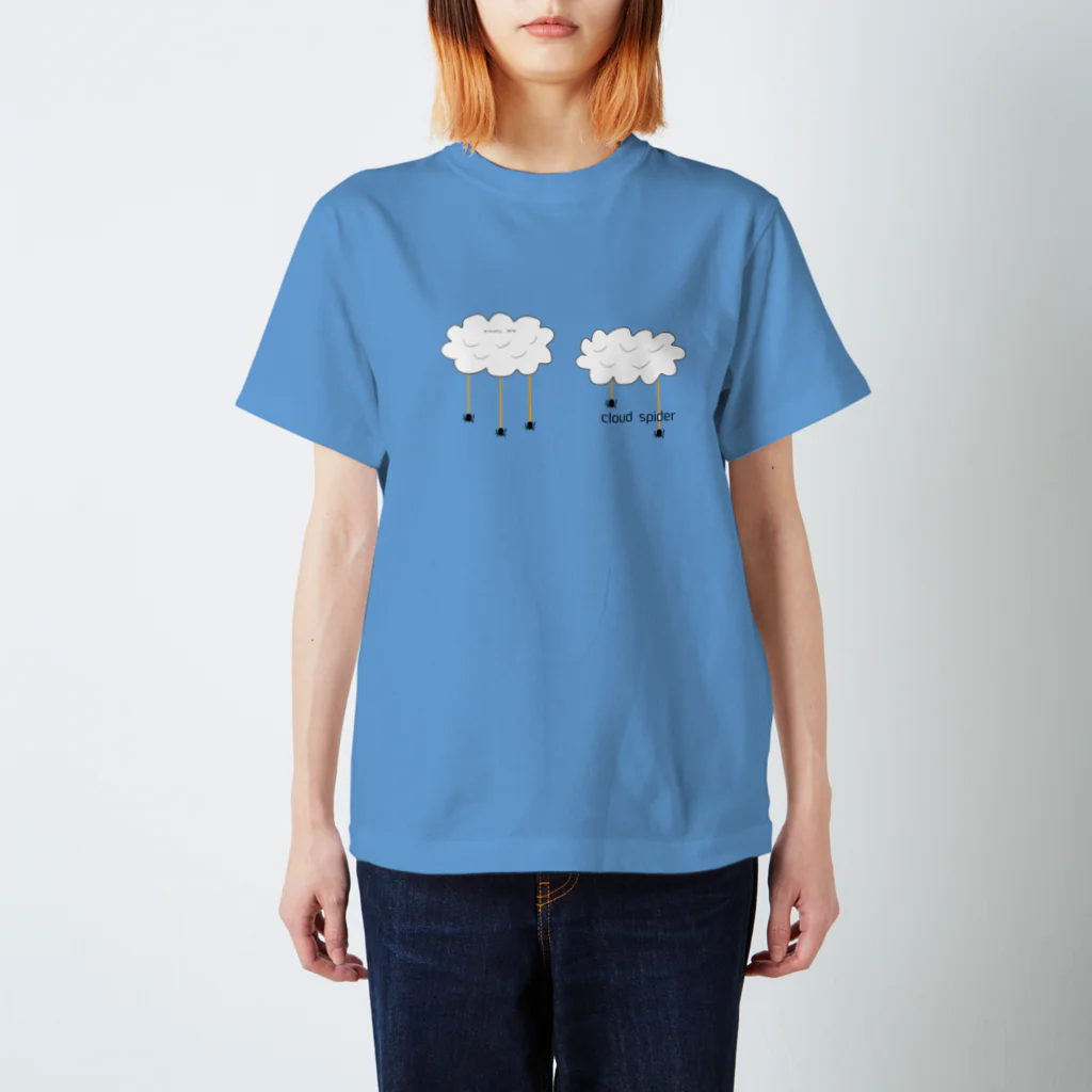 WordPlay 「言葉遊び」のcloud spider 「雲から蜘蛛」 スタンダードTシャツ