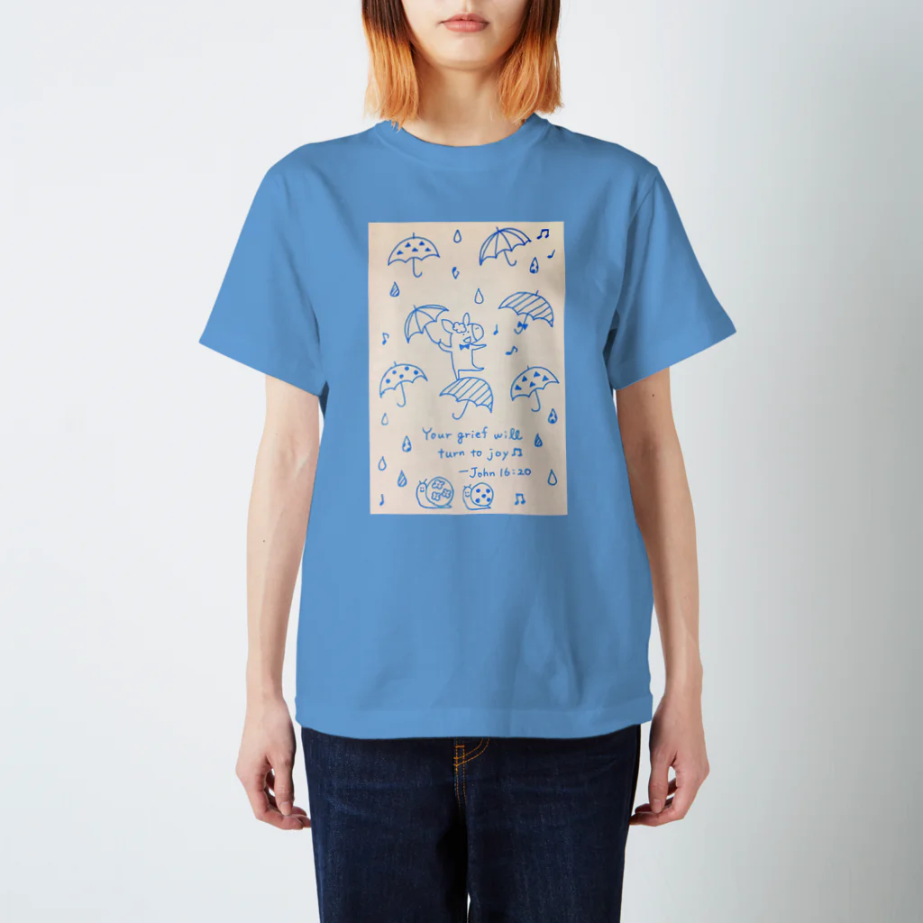 Grace+のDonkey in the Rain スタンダードTシャツ