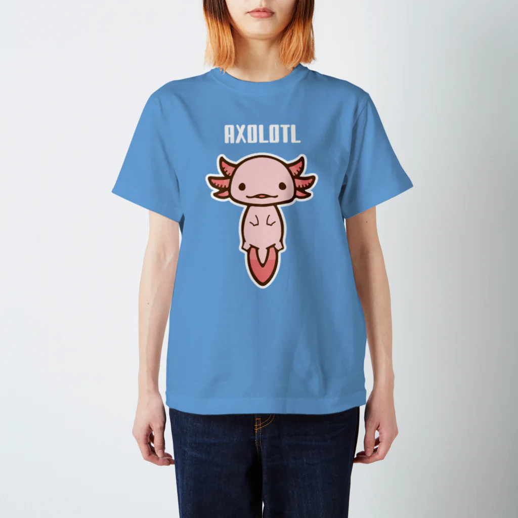 こねこめっとの胸に掲げるはウーパールーパー Regular Fit T-Shirt