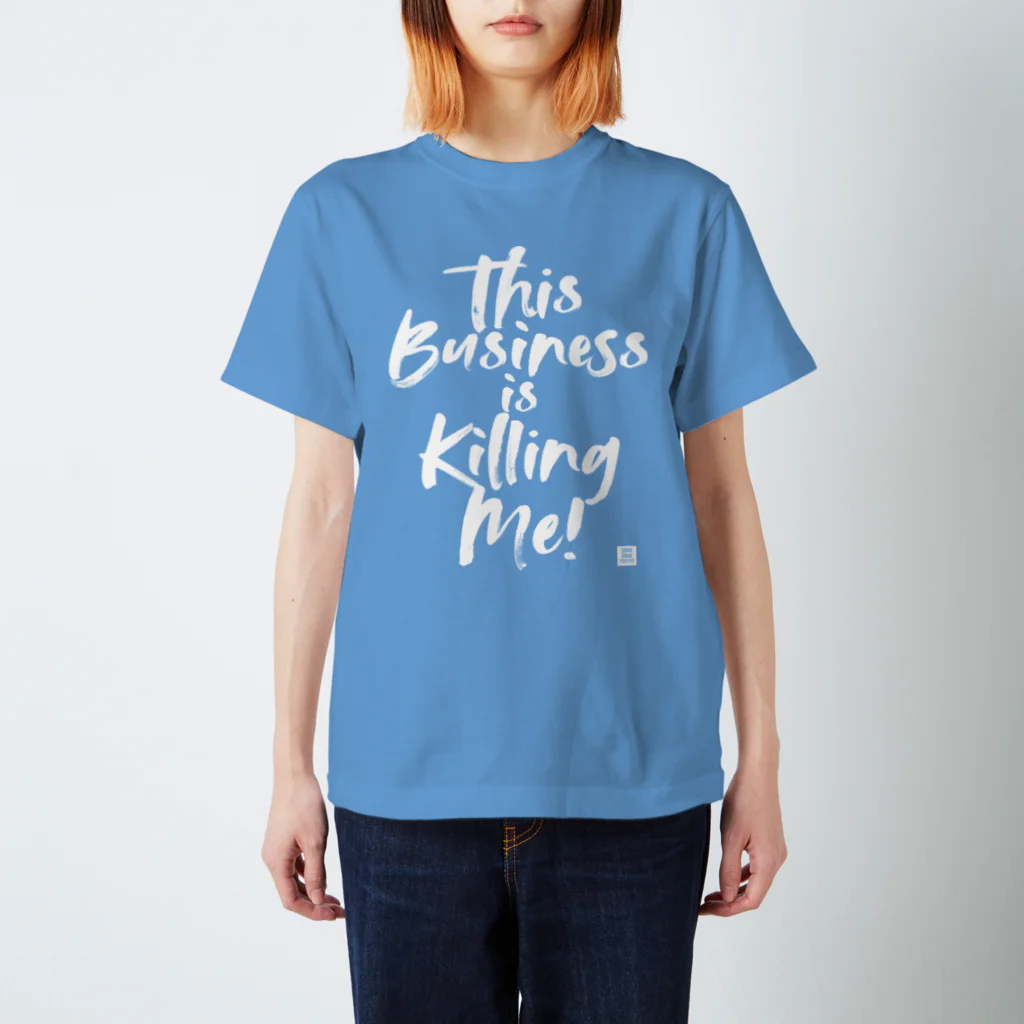 ダムダムサイコ　- Damn Damn Psycho -のThis Business is Killing Me 02wh Tee Regular Fit T-Shirt