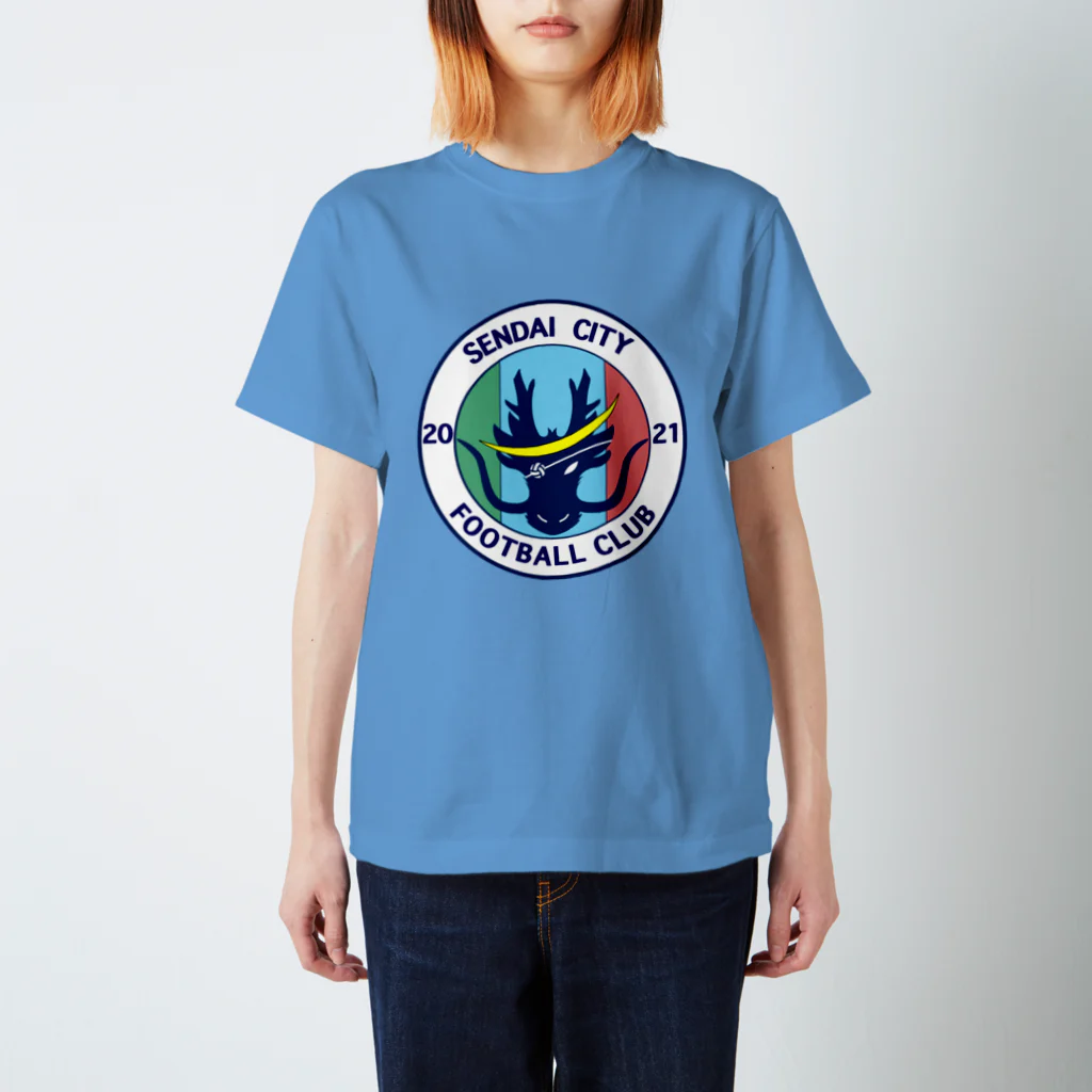 仙台シティFCオフィシャルグッズショップ（suzuri店)の仙台シティFC オリジナルグッズ（エンブレム） スタンダードTシャツ