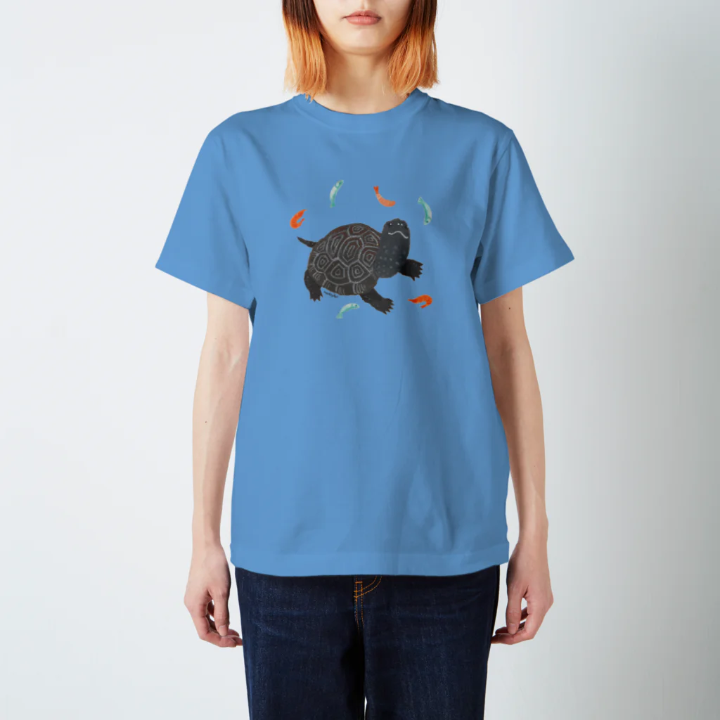 めろんぽっぷのお店だよのごきげん♪くろくさくん スタンダードTシャツ