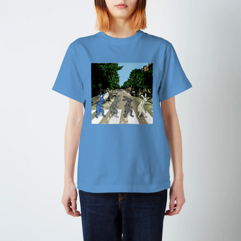 超獣★GIGAのRABBEY ROAD スタンダードTシャツ