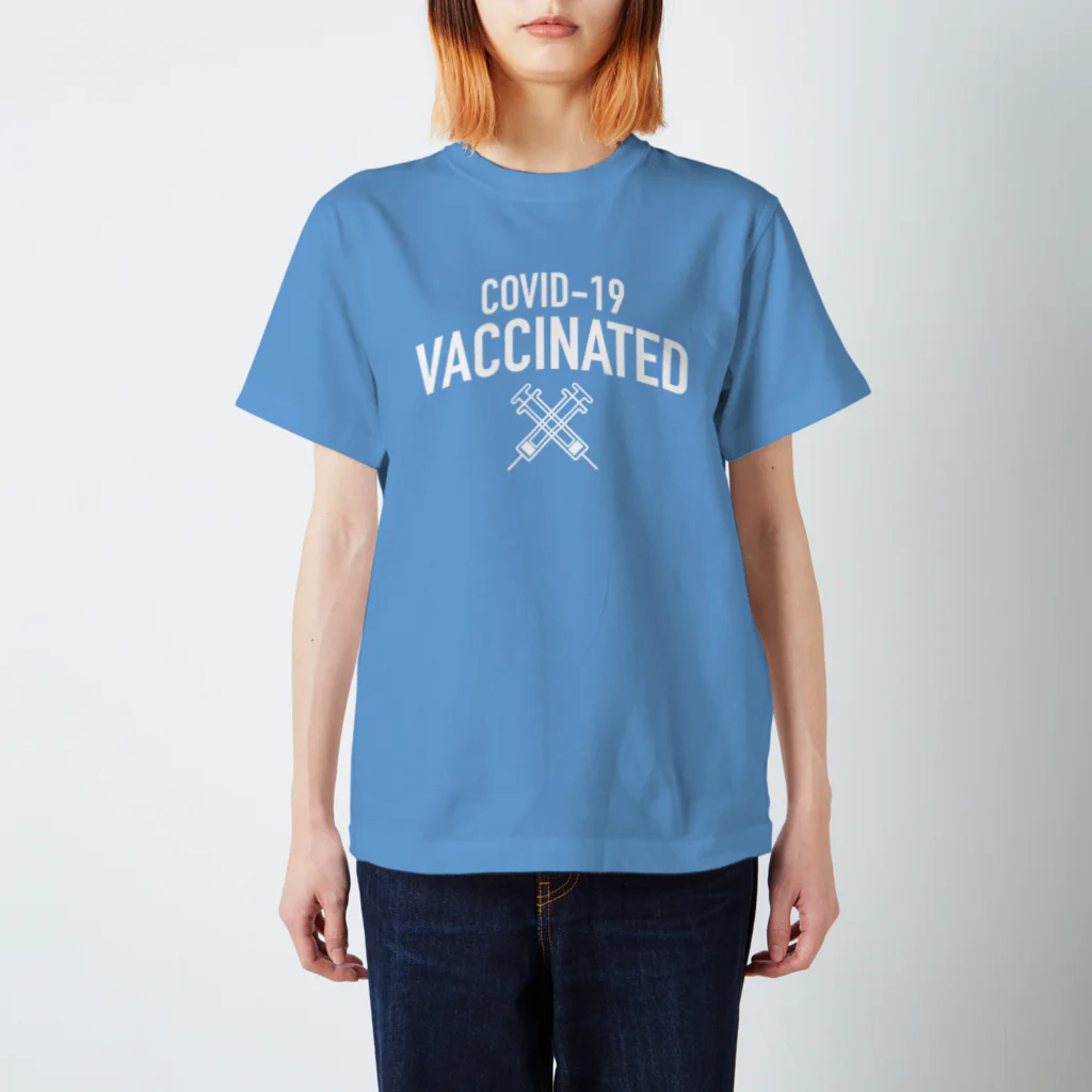 LONESOME TYPE ススのワクチン接種済💉（白） スタンダードTシャツ