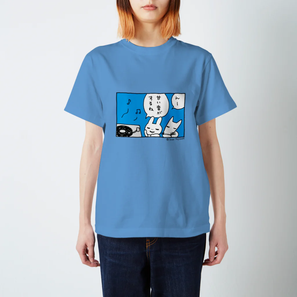 ですちゃ‼︎のですちゃ！！レコード スタンダードTシャツ