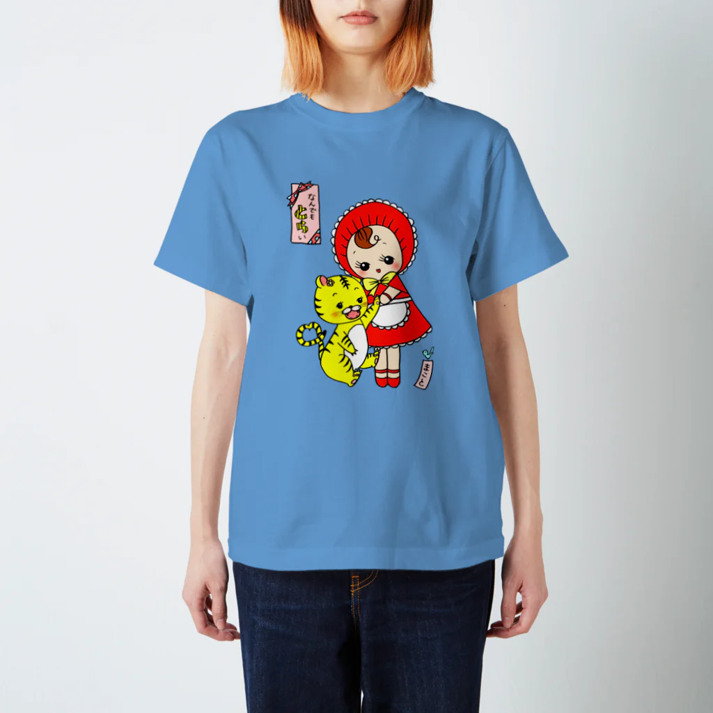 麻琴 (Makoto)のなんでもとらい！寅年文化人形 スタンダードTシャツ