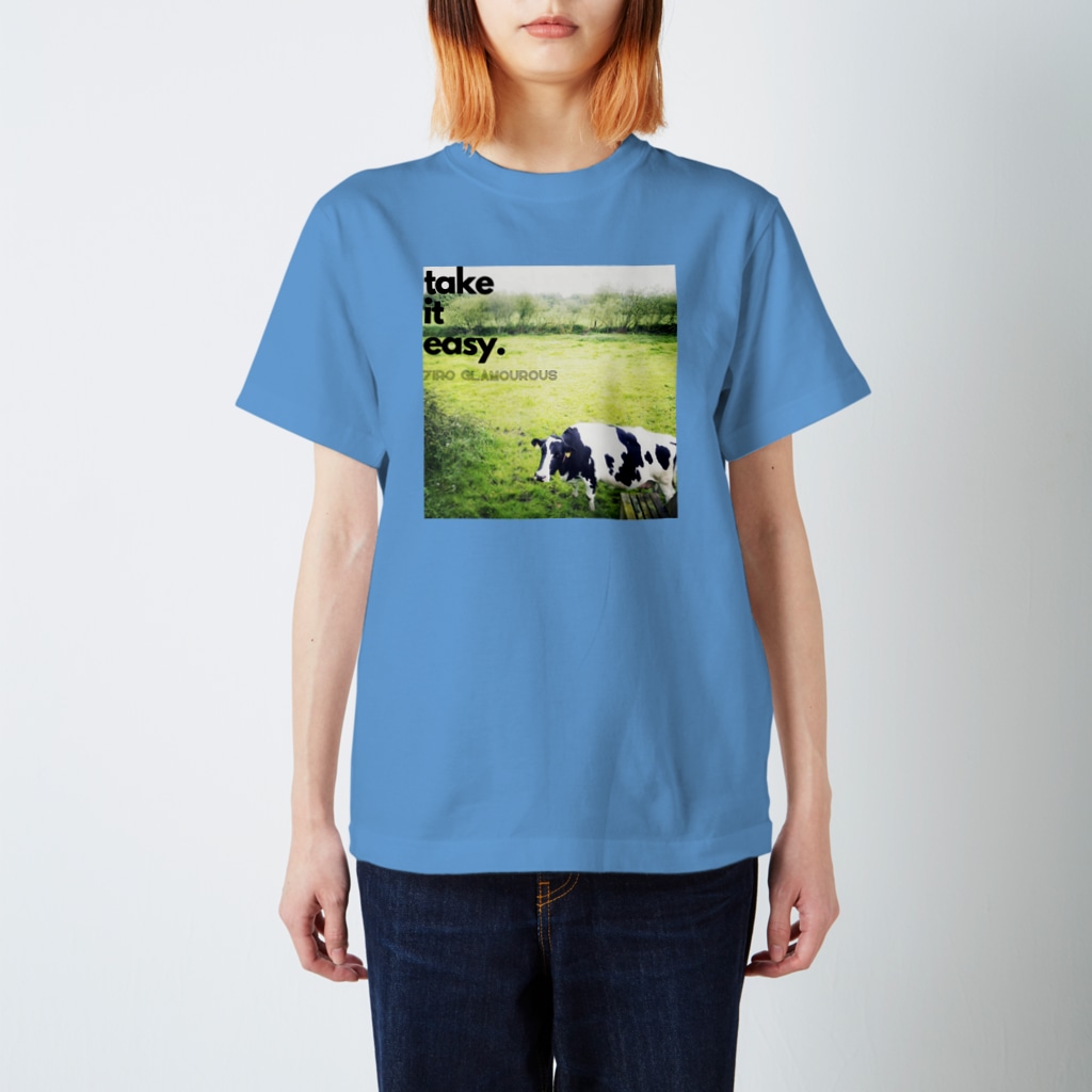 7IRO GLAMOUROUSのtake it easy.ミムちゃんTシャツ Regular Fit T-Shirt