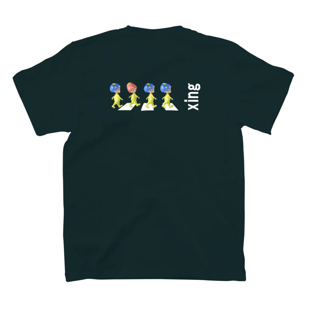 Gogotrainのキノコちゃん　xing　Ver.２ スタンダードTシャツの裏面