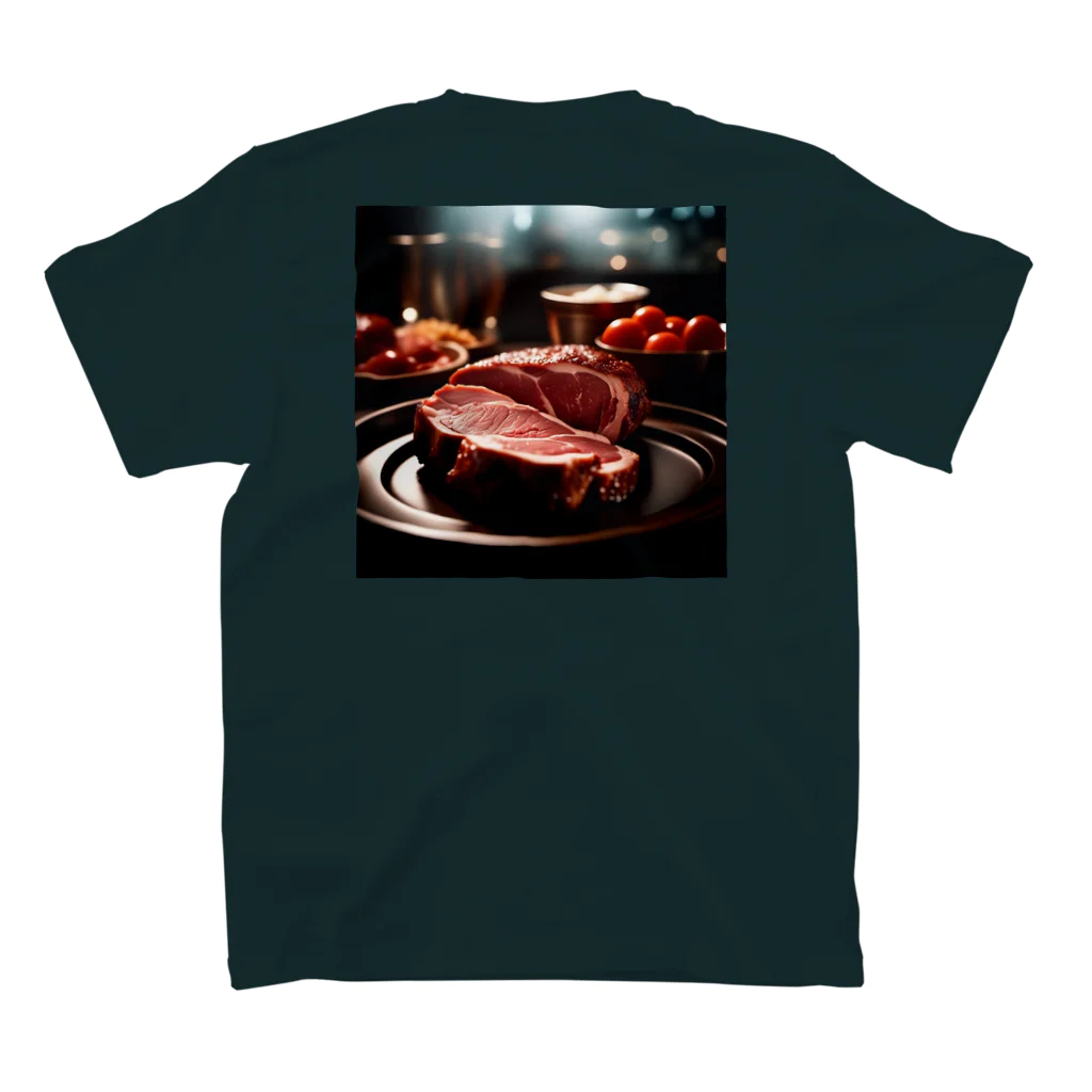 Thumugi-の塊肉 スタンダードTシャツの裏面