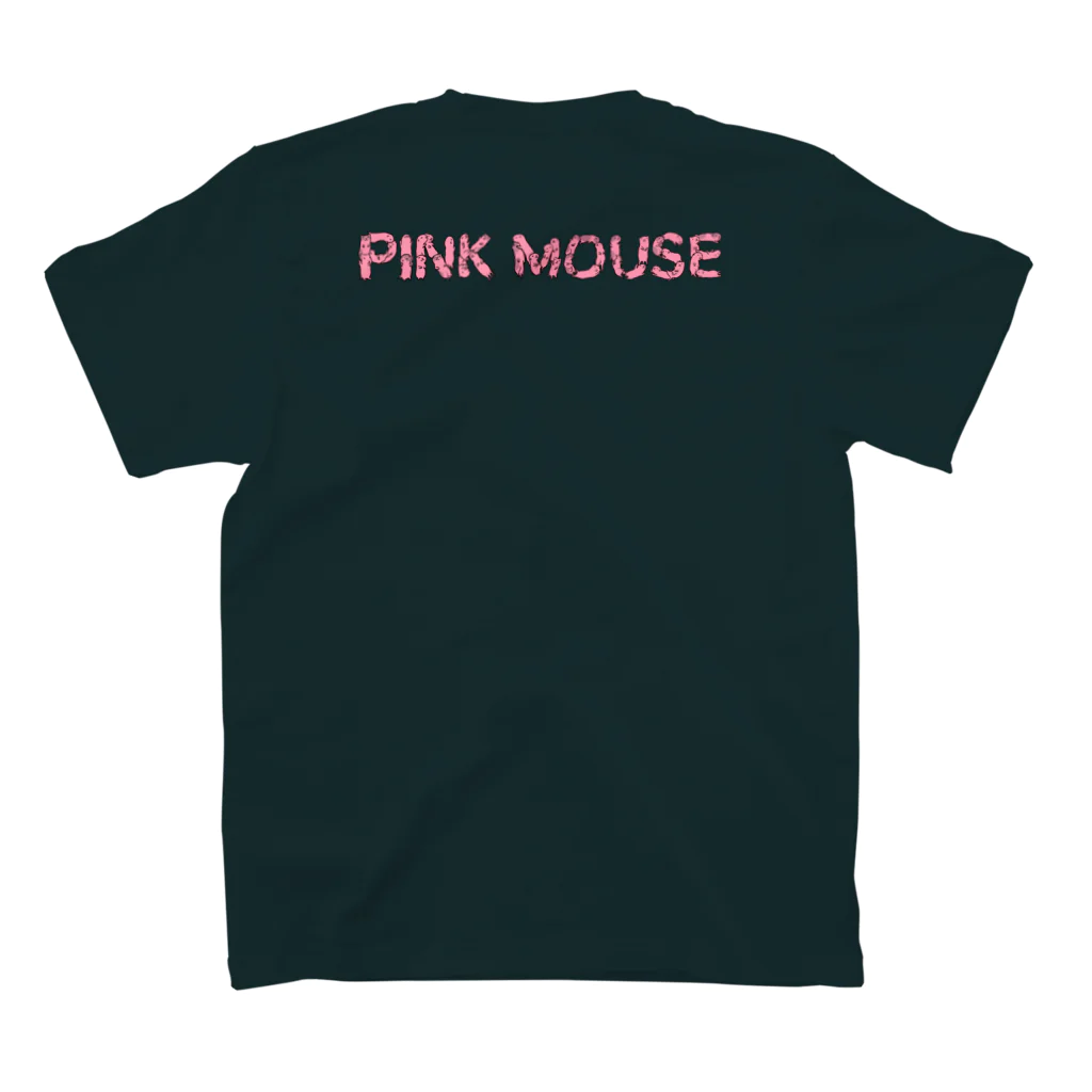 ポメ村ポメラニアンのかわいいピンクマウスさんのPINK MOUSE スタンダードTシャツの裏面