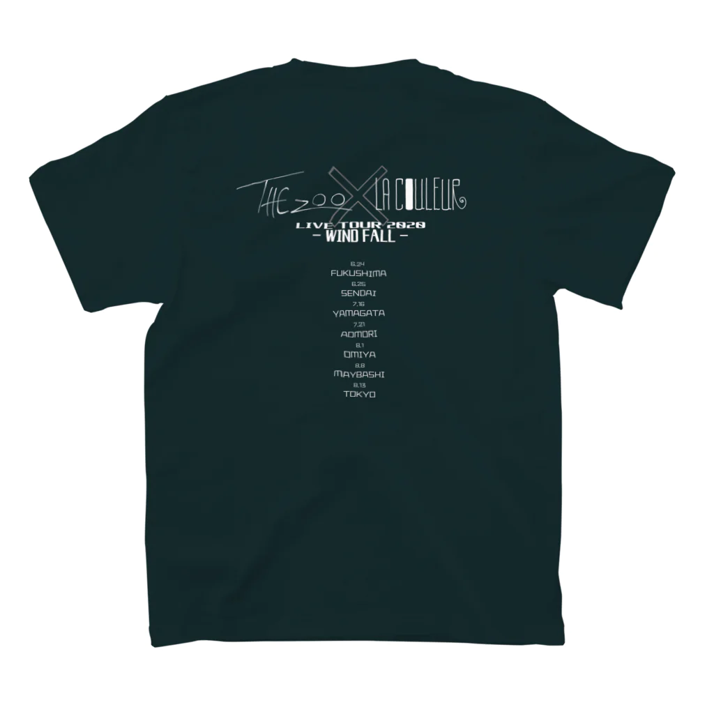 shrimp3dayoのTHEZOOラクレ対バンT スタンダードTシャツの裏面