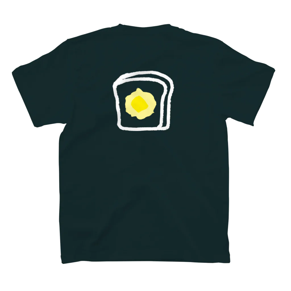 outlierのバター猫のパラドックスシャツ(黒) スタンダードTシャツの裏面