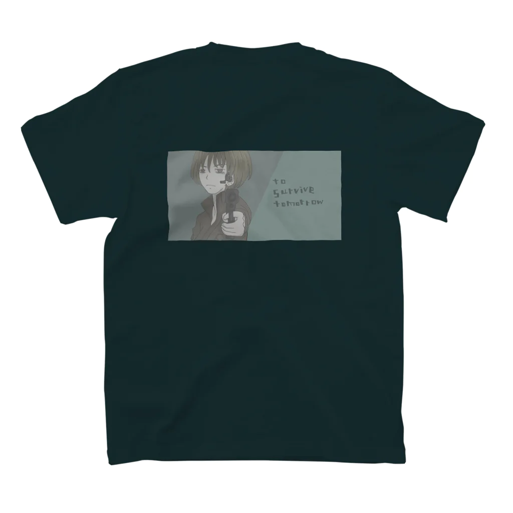 nenikireのto survive tomorrow スタンダードTシャツの裏面