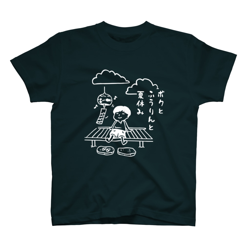 Andiamoのボクと風鈴と夏休み（白） Regular Fit T-Shirt