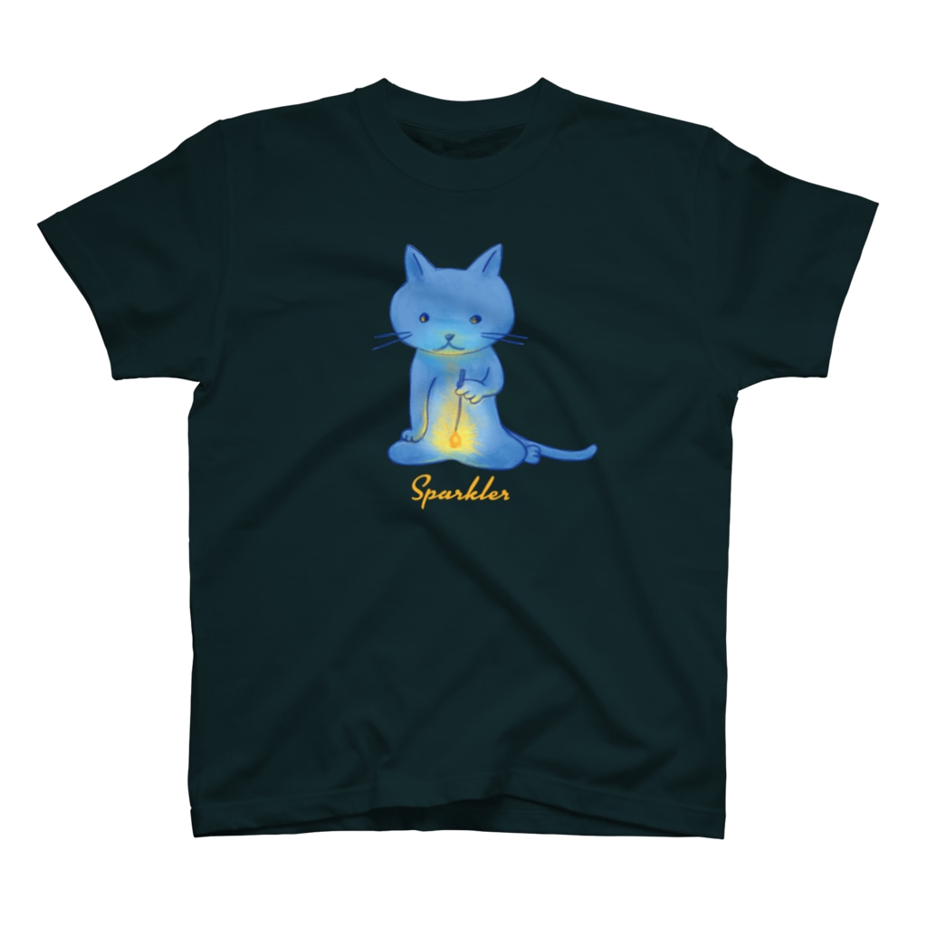 LONESOME TYPEの線香花火(猫) Regular Fit T-Shirt