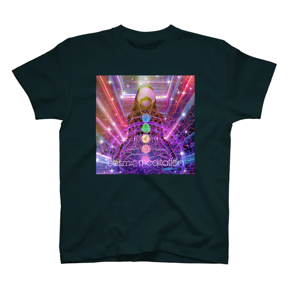 💖宇宙整体♪🌈♪こころからだチャンネル♪💖のcosmic meditation Regular Fit T-Shirt