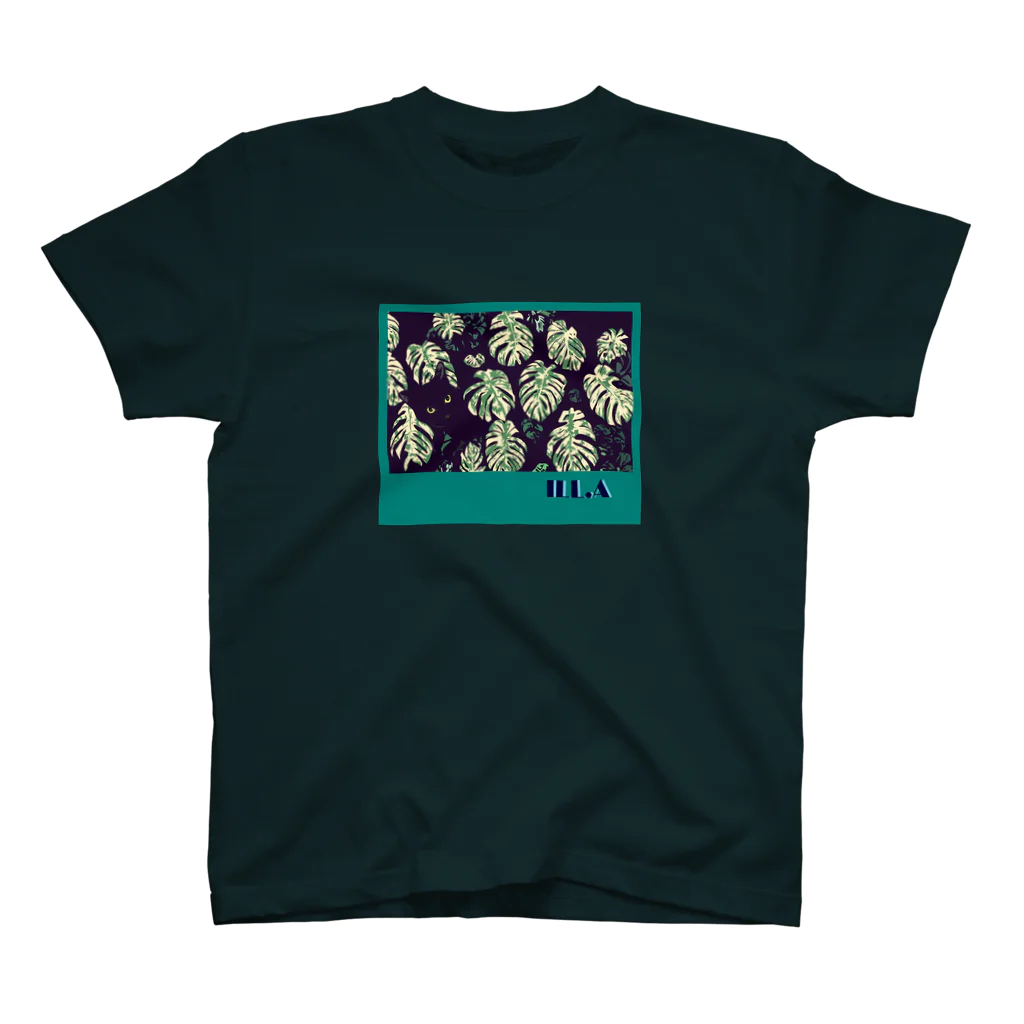 ILL.AのILL.A kuro x monstera スタンダードTシャツ