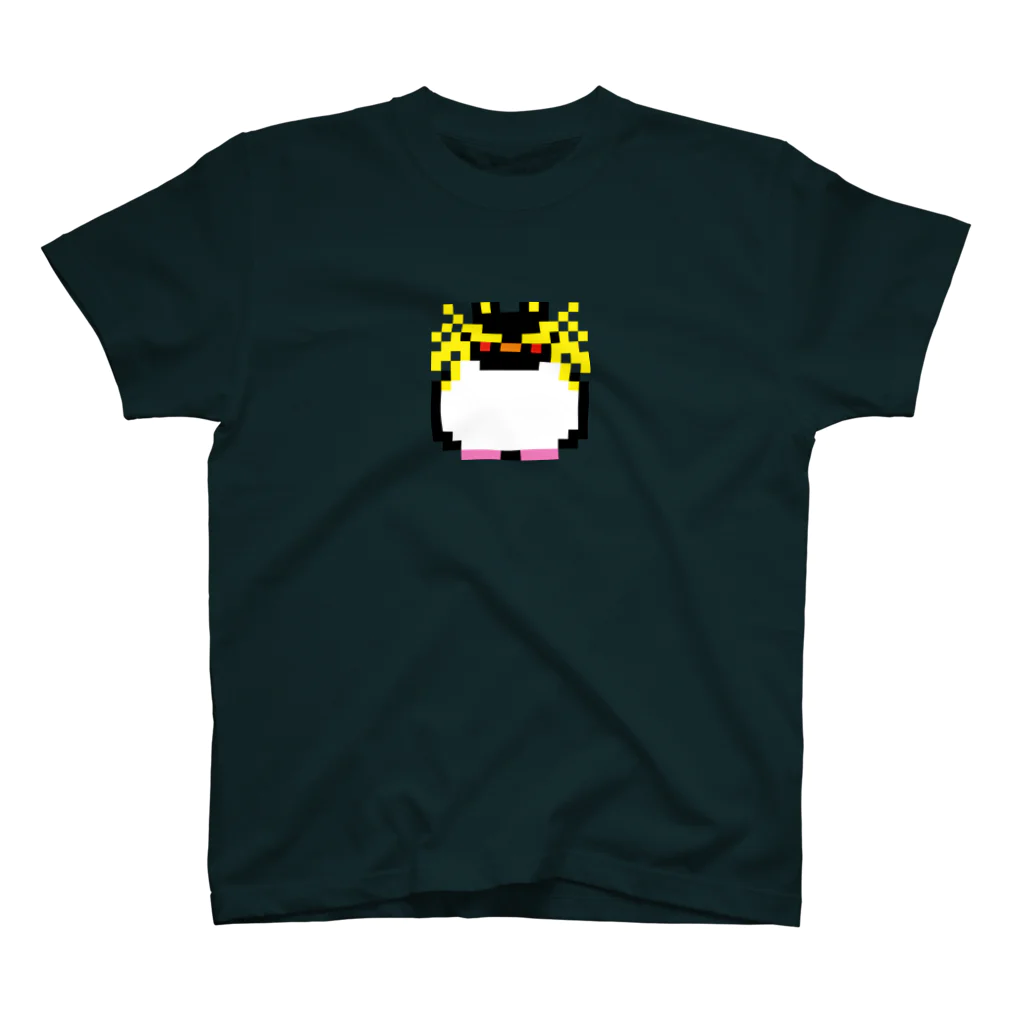 ヤママユ(ヤママユ・ペンギイナ)の16bit Northern Rockhopper スタンダードTシャツ