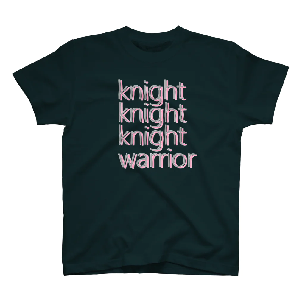 アルカナマイル SUZURI店 (高橋マイル)元ネコマイル店の3 knights,1 warrior(English ver.) スタンダードTシャツ