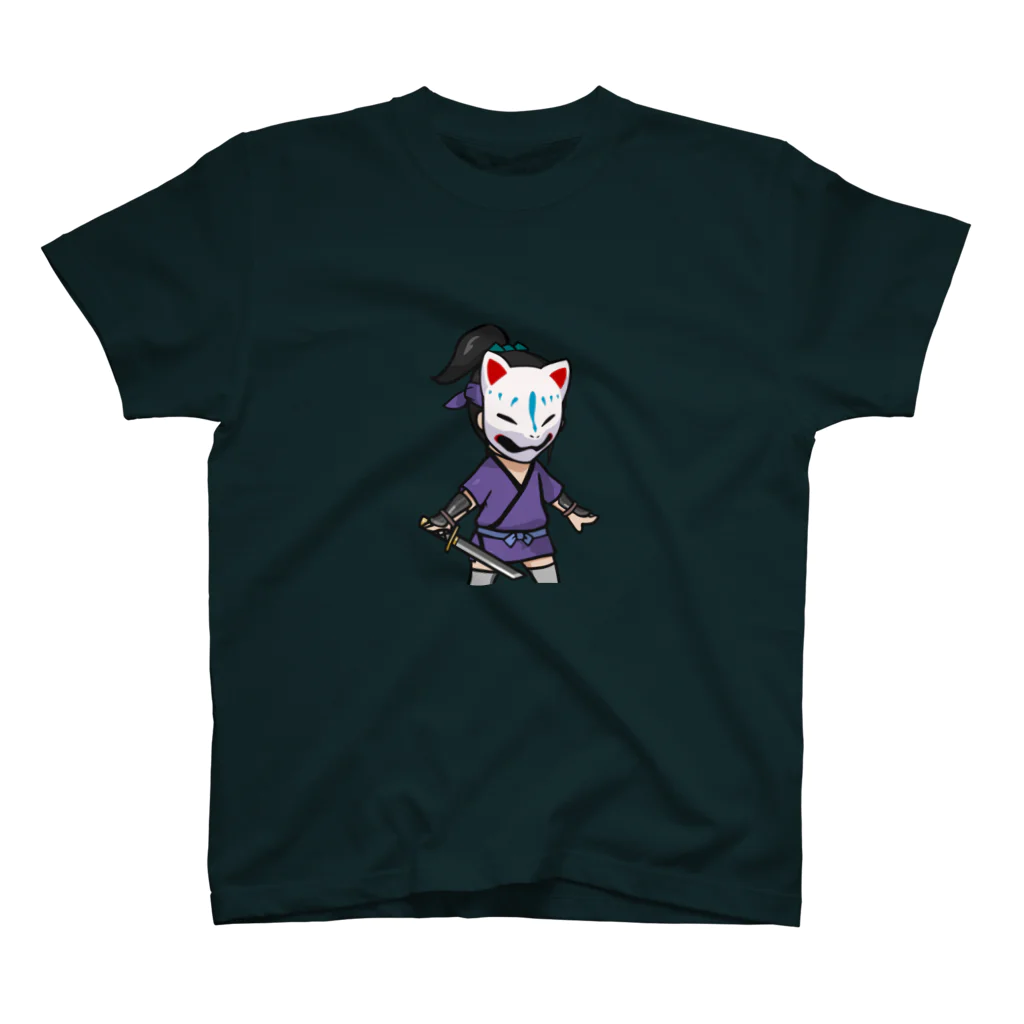 ninjayaの狐白（クリプト忍者） Regular Fit T-Shirt