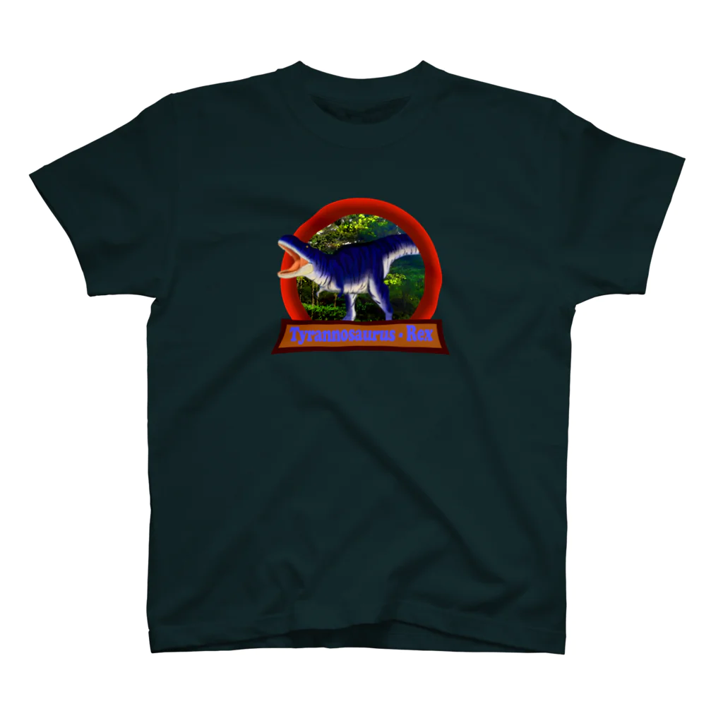 LABOR_STACIOの恐竜マークシリーズ　ティラノサウルス Regular Fit T-Shirt