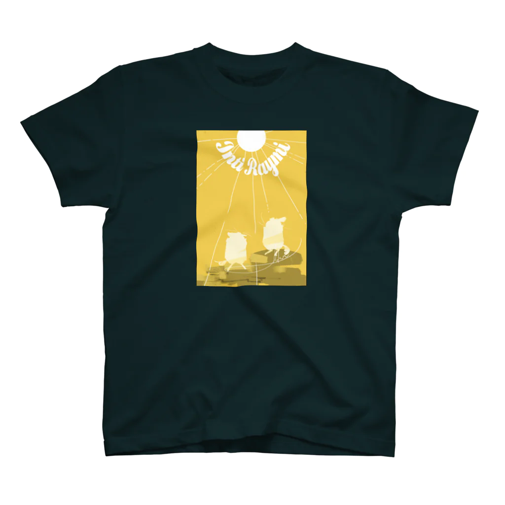 Líneas de aska “Askaの紙上絵”のInti raymi (太陽の祭り) スタンダードTシャツ