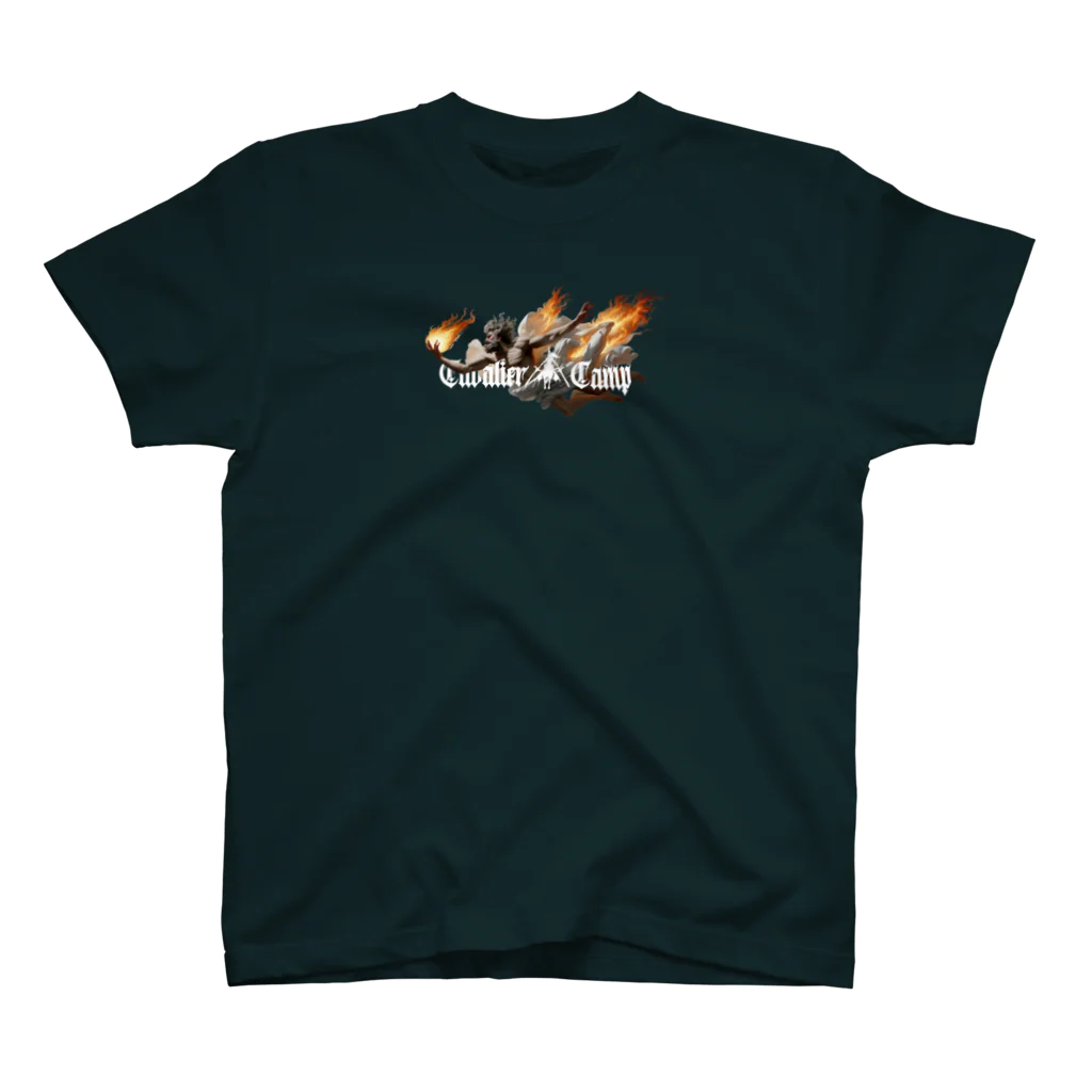 Cavalier Campの「Prometheus Flame」White Logo Regular Fit T-Shirt
