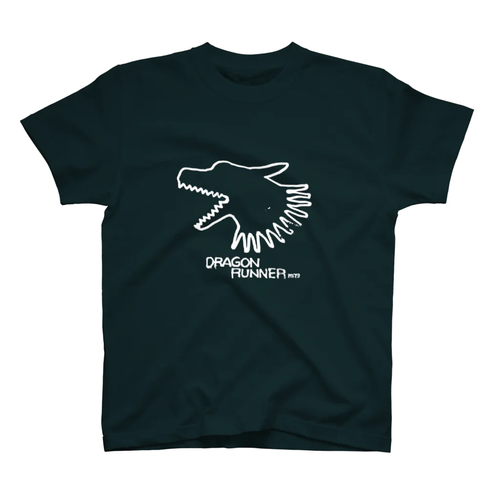 無真獣73号の俊足の龍の頭の服・暗色向け Regular Fit T-Shirt